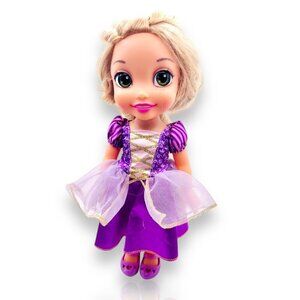 Disney Princess Rapunzel Doll - Blonde Hair, Purple Dress 14" Tall - Discontinue